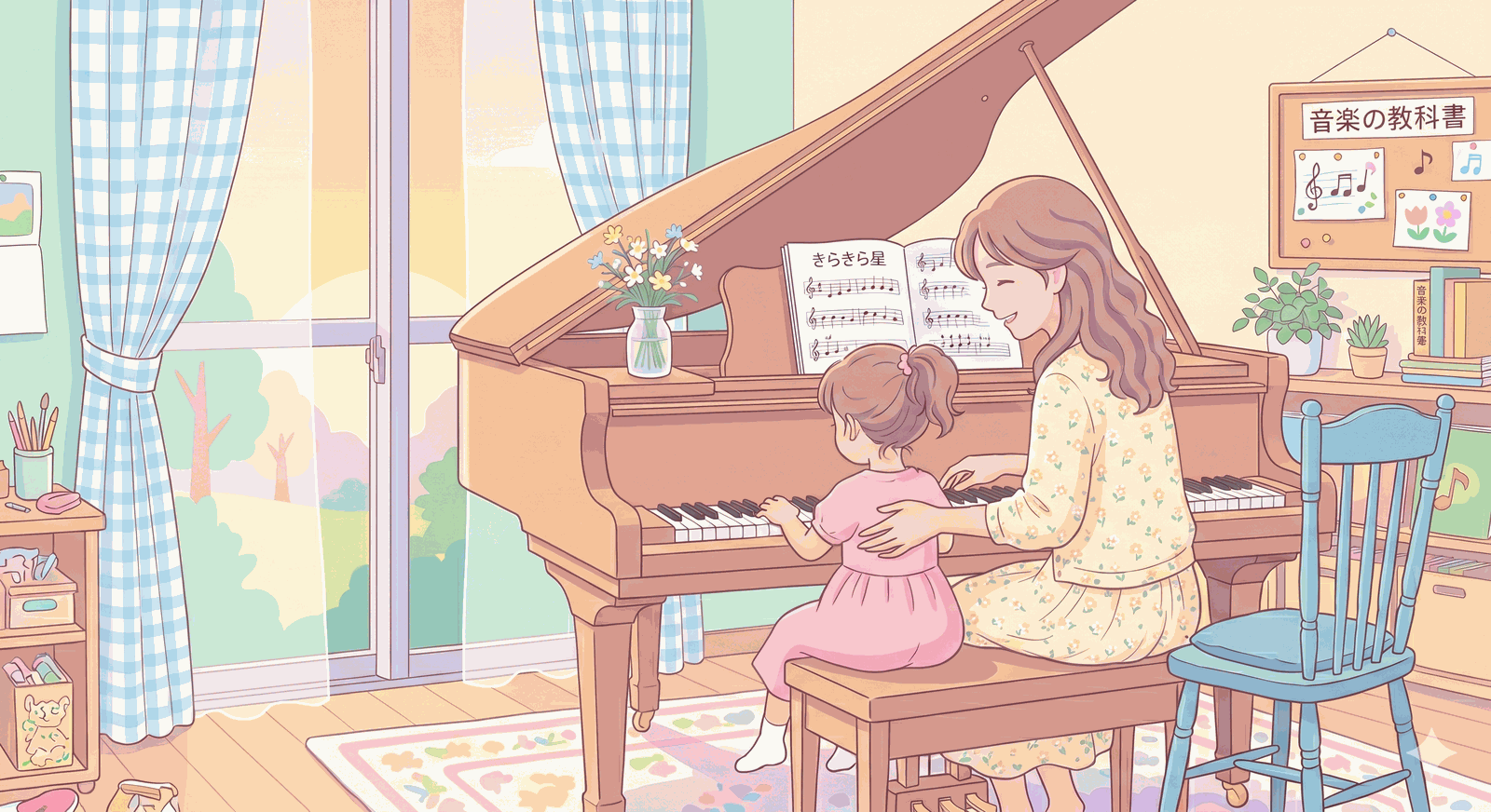 先生とのレッスン風景